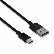 KÁBEL USB/ TYP-C 2A RÝCHLO NABÍJANIE 1M ČIERNY