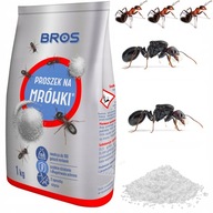 BROS ANTS PRÁŠOK 1 KG JEDOVÝ PROSTRIEDOK BOJE AŽ 100 HNIEZD