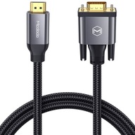 MCDODO ADAPTÉROVÝ KÁBEL D-SUB KÁBEL HDMI na VGA 2m