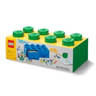 Zásuvka LEGO Brick 8 (zelená) - 50 x 25 x 18 cm