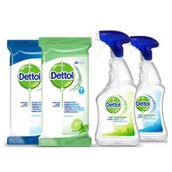 DETTOL antibakteriálne utierky v spreji SET