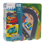 bezpečne SOFT PUZZLE veľká podložka CARS