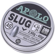 Apolo Slug pelety 40gr 6,35mm, 200 ks (E19304)