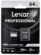 Lexar 64GB microSDXC Professional 1066x A2 V30 U3