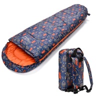 Detský turistický múmiový spací vak + ruksak/obal