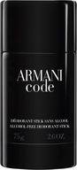 GIORGIO ARMANI BLACK CODE DEODORANT TYČINKA 75g