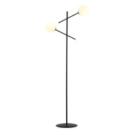 Stojacia LED stojaca lampa LINEAR LP2 BLACK/OPAL Black White