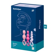 Sada análnych sond SATISFYER – farebné zástrčky (sada 3 ks) Booty Call