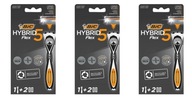 Bic Hybrid Flex 5 holiaci strojček Blister 3 ks