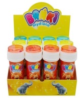 Mydlové bubliny 60ml, sada 12 bublín pre deti