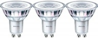 3x LED ŽIAROVKA 2,7W (25W) 36ST 4000K GU10 PHILIPS