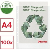 Esselte Recycled Premium Maxi A4+/100µm hrachové tričká (100)