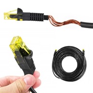 RJ45 CAT 6 U/UTP AWG24 PE CU kábel Fluke PoE 10m