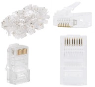 SVORKY ZÁSTRČKA RJ45 UTP Cat 5 s vodítkom 100 KS