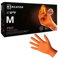 MERCATOR GOGRIP GARDENING rukavice oranžové ORANŽOVÉ 50 ks veľkosť M