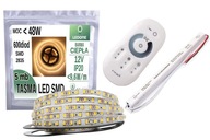 SADA LED pásik 2835 IP20 5M TEPLÁ BIELA ​​+ DOTYK