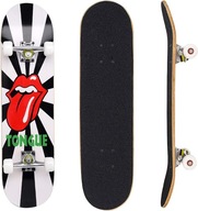 DREVENÝ SKATEBOARD SKATEBOARD 80CM AŽ 90KG