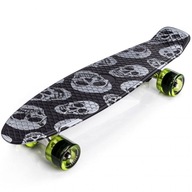 Meteor Multicolor Skulls Skateboard 22607 N/A