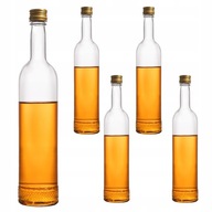 20x KRYŠTÁLOVÁ FĽAŠA + UZÁVER 500ML LIKÉRY VODKA ŠŤÁVA VÍNO CIDER MEDOVINA