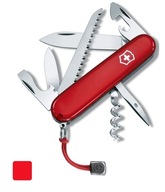 Victorinox 1.3613, vreckový nôž Camper ALL RED, 91 mm, 13 funkcií, prívesok