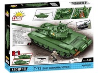 COBI T-72 (Východné Nemecko/Soviet) Bloky COBI-2625