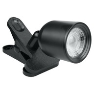 LED dekoračná lampa s klipom, 4 W, 350 lm, 4000 K, čierna