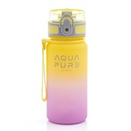 Fľaša Aqua Pure 400ml Astra Yellow/Purple