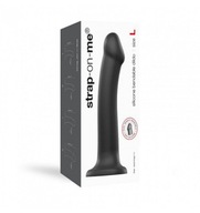 STRAP-ON ME Ohýbateľné dildo Double Density Black L