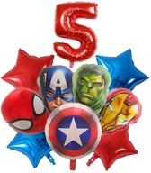 SET FÓLIOVÝ BALÓN AVENGERS SPIDERMAN HULK 10 ks