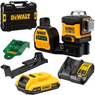 Zelený krížový čiarový laser 12/18V DeWALT DCE089D1G18