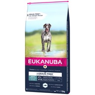 EUKANUBA DOSPELÉ RYBIE BEZ ZRNNÁ VEĽKÉ PSY PLEMIEN 12kg