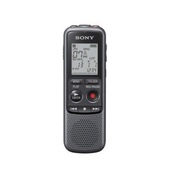 Sony | ICD-PX240 | Čierna, šedá | LCD displej | Prehrávanie MP3 | MAX. RECORDIN