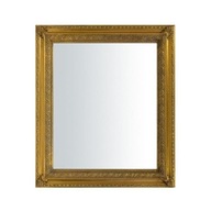 Nástenné zrkadlo v ozdobnom zlatom ráme 75x65