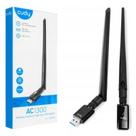 WU1400 CUDY externá sieťová karta USB WiFi adaptér 1300 Mb/s a/b/g/n/ac