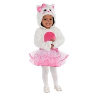 CAT CAT KITT OUTFIT TUTU BIELA ​​RUŽOVÁ 98