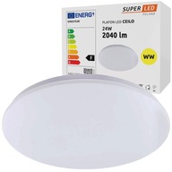 LED stropné svietidlo 24W Panelové stropné svietidlo CCD teplá biela SuperLED