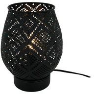 KOVOVÁ STOLNÁ LAMPA BLACK GLAMOUR PREIERARENÁ 934