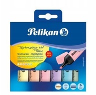 ZVÝRAZŇOVAČE PELIKAN 6 ks PASTEL