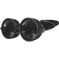 DVOJITÝ VENTILÁTOR DO AUTO s klipom 2x4' 12V