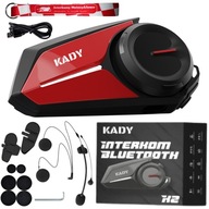 MOTOCYKLOVÝ INTERKOM KADY K2 BLUETOOTH + PRE 6MOTO +ZDIEĽANIE HUDBY +LEKTOR PL