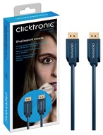 Kábel DisplayPort DP / DP ClickTRONIC 3m PREMIUM