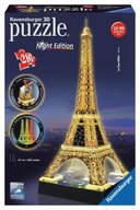 3D puzzle Eiffelova veža Night Edition