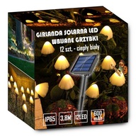 LED SOLAR GARDEN GARLAND 12 MUGROUS Lamps Solárne záhradné svietidlá