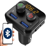 FM BLUETOOTH VYSIELAČ RÝCHLA USB NABÍJAČKA BASS