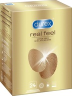 DUREX kondómy 24 ks Real Feel, bez latexu