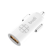 Budi - USB nabíjačka do auta, 18W, QC3.0 (biela