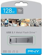 KOVOVÝ Pendrive 128GB USB 3.1 PNY Elite Steel