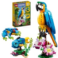 LEGO Creator Exotická ryba papagáj žaba 31136 3v1 narodeninový darček