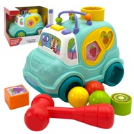 AUTO SORTER VESELÉ AUTO S BLOKMI MONTESSORI STRIKER WOOPIE MAZE