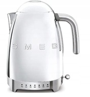 Rýchlovarná kanvica SMEG s reguláciou teploty Chrome Silver